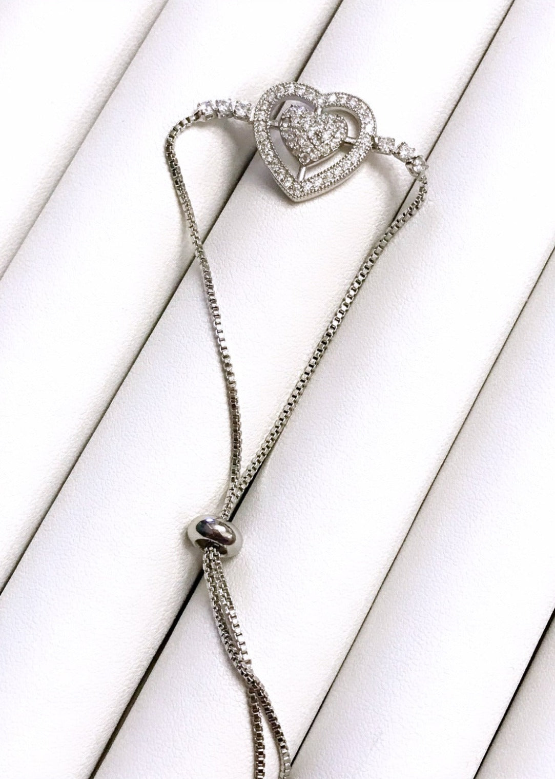 Adjustable I Heart You Bracelet