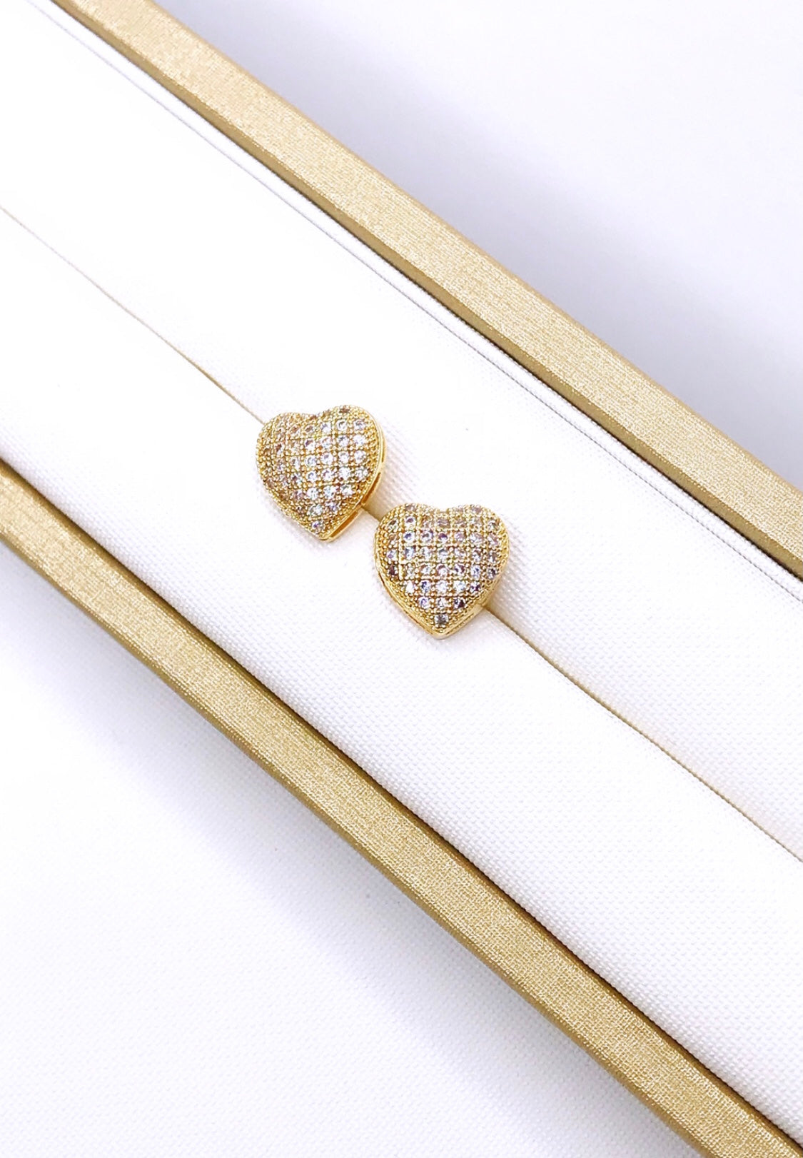 Pave Heart Earring