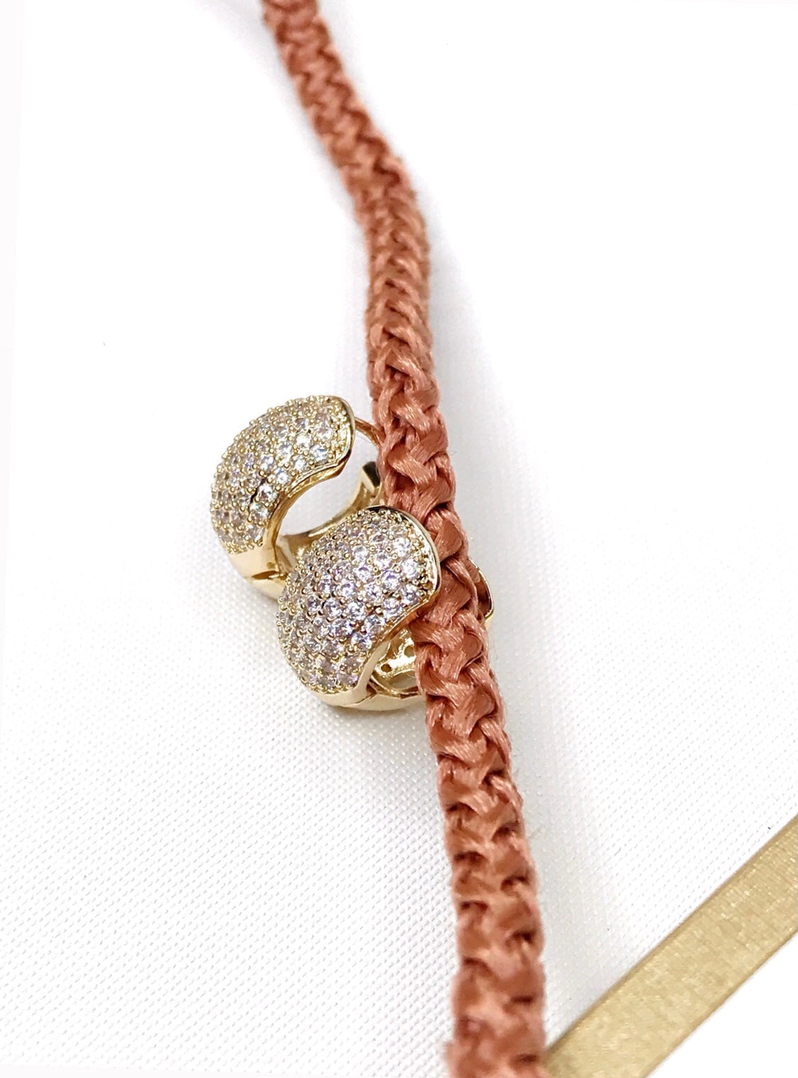 Pave Ball Hoop Earring