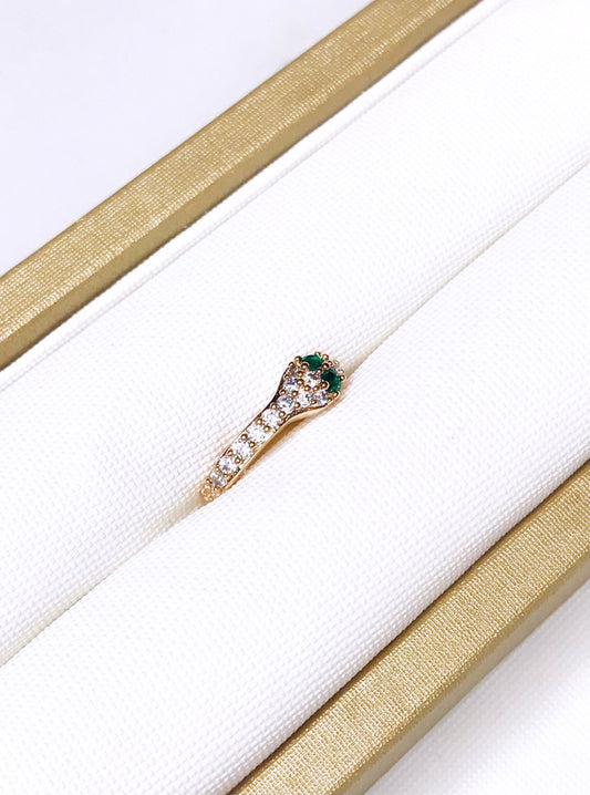 Snake Pave Fake Piercing