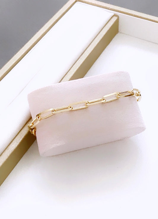 Large Paper Clip Bracelet