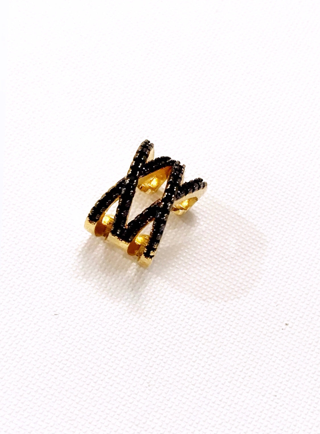 Black Zirconia Fake Piercing