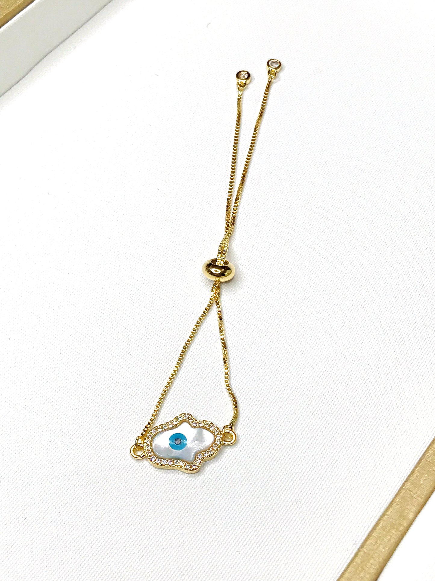 Hamsa Hand Evil Eye Bracelet