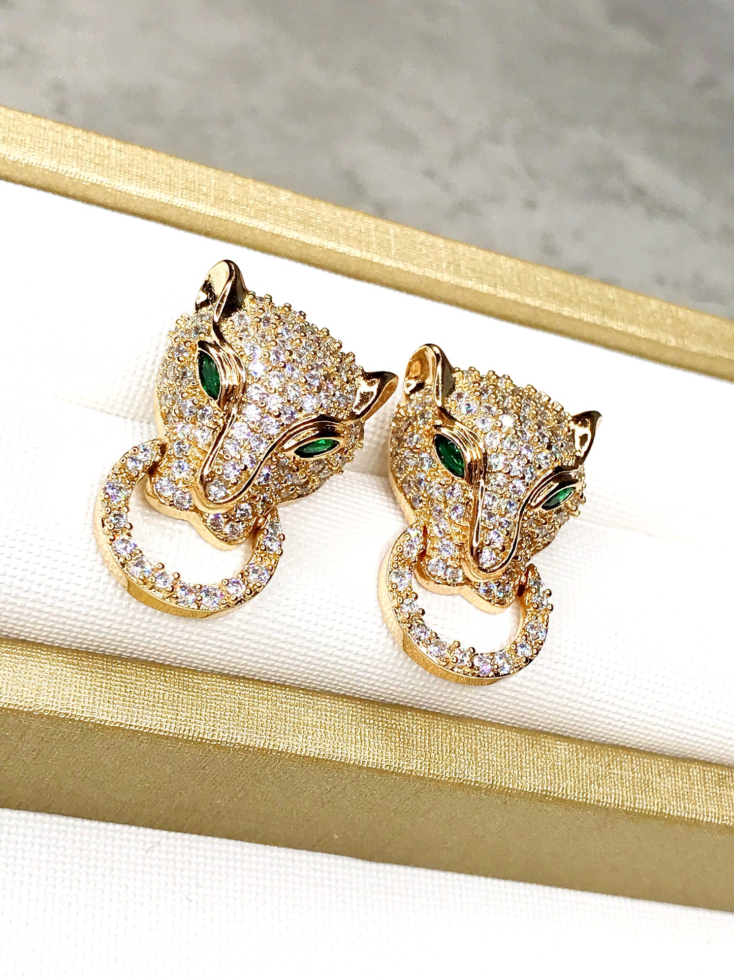 Panther Designer Inspiration Earring