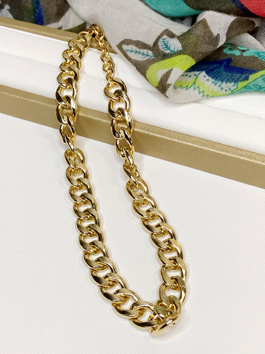 Maxi Curb Chain Choker Necklace 11MM
