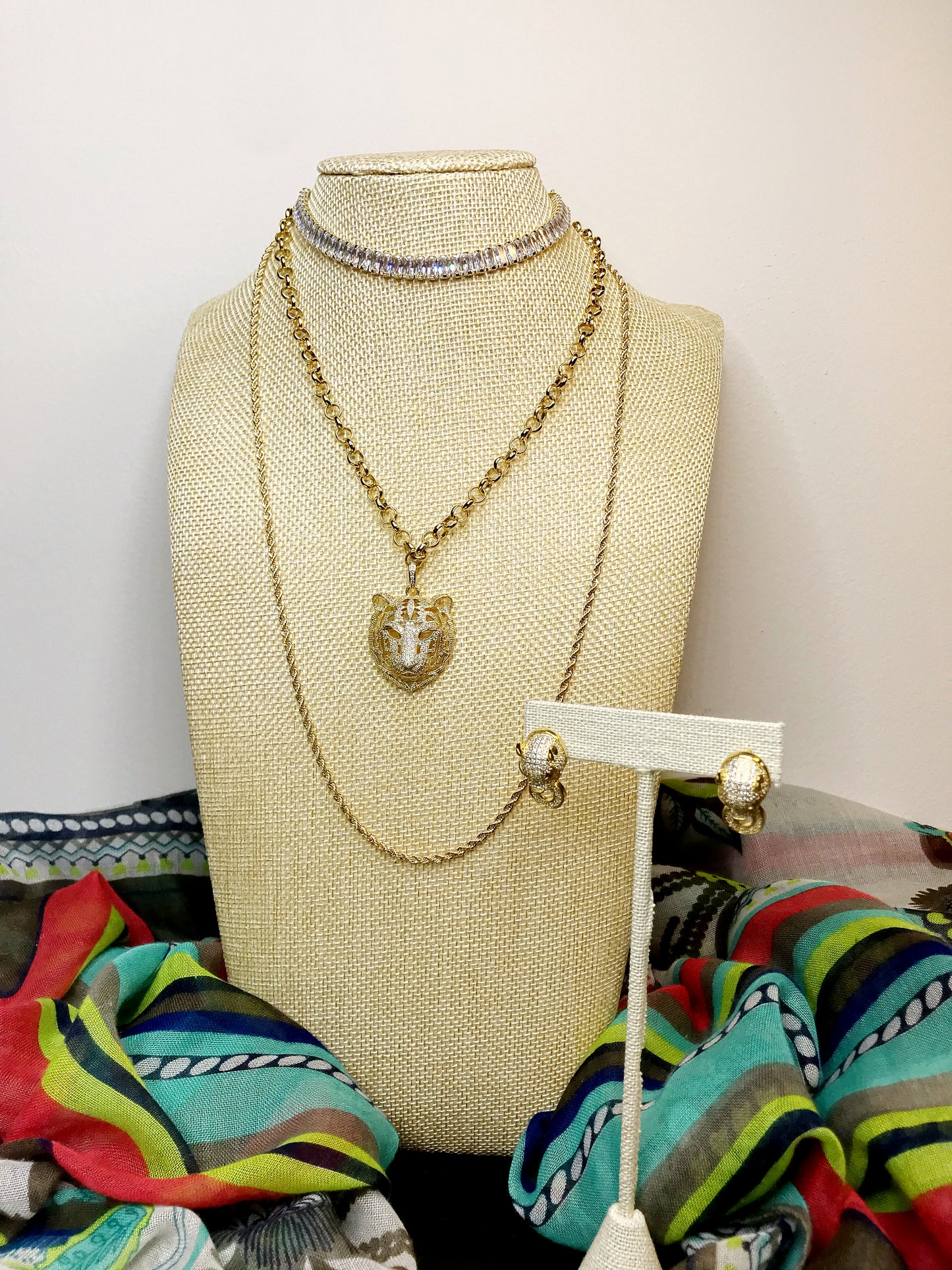 Lion Designer Inspiration Choker Necklace