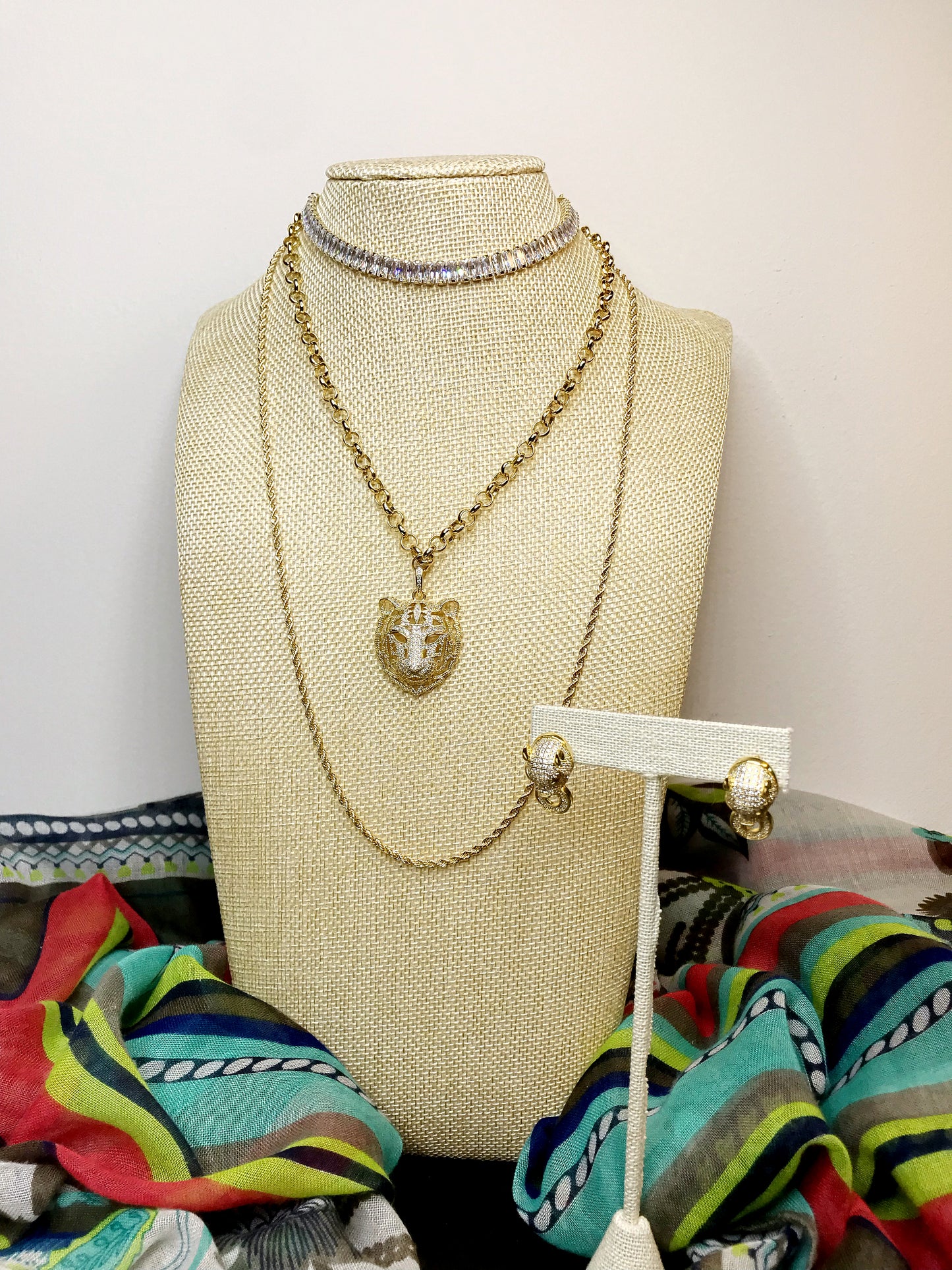 Lion Designer Inspiration Choker Necklace