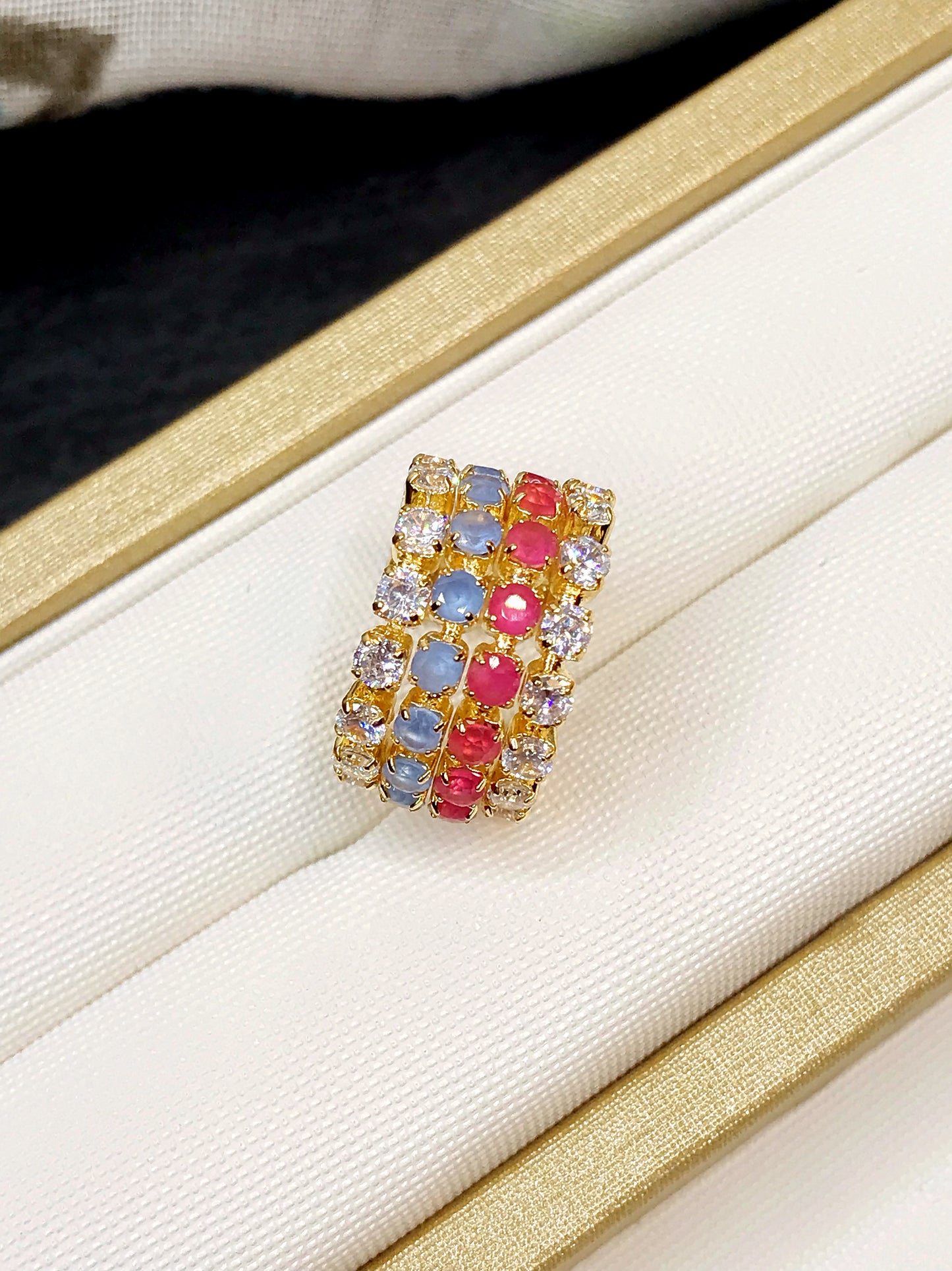 Colored Zirconia Fake Piercing