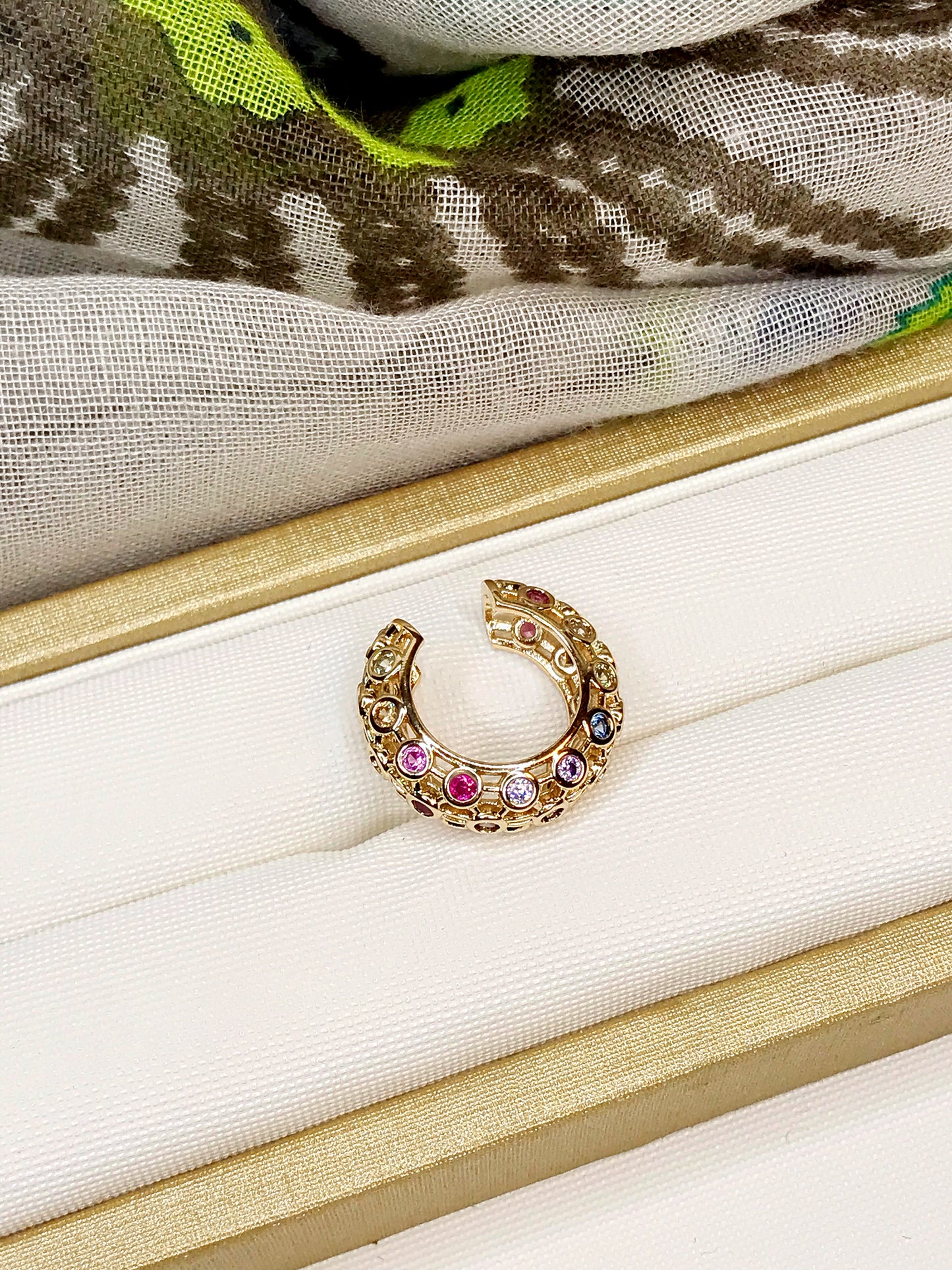 Colored Lace Fake Piercing