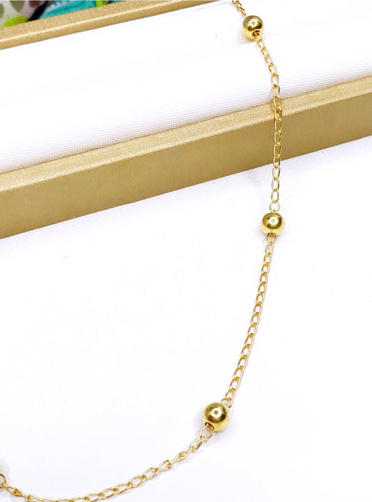 Petit Spheres Long Necklace