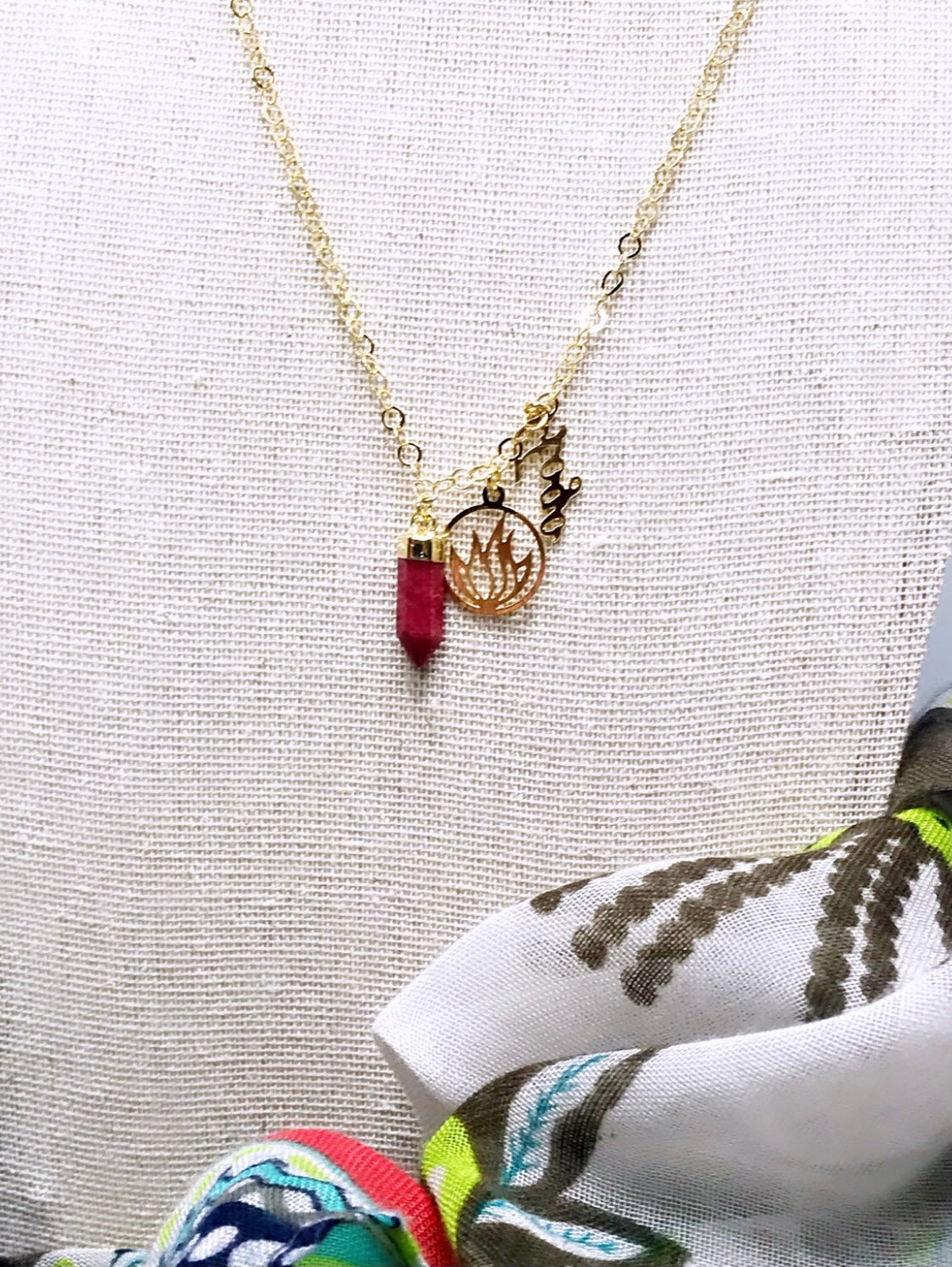 Zodiac Fire Element Necklace