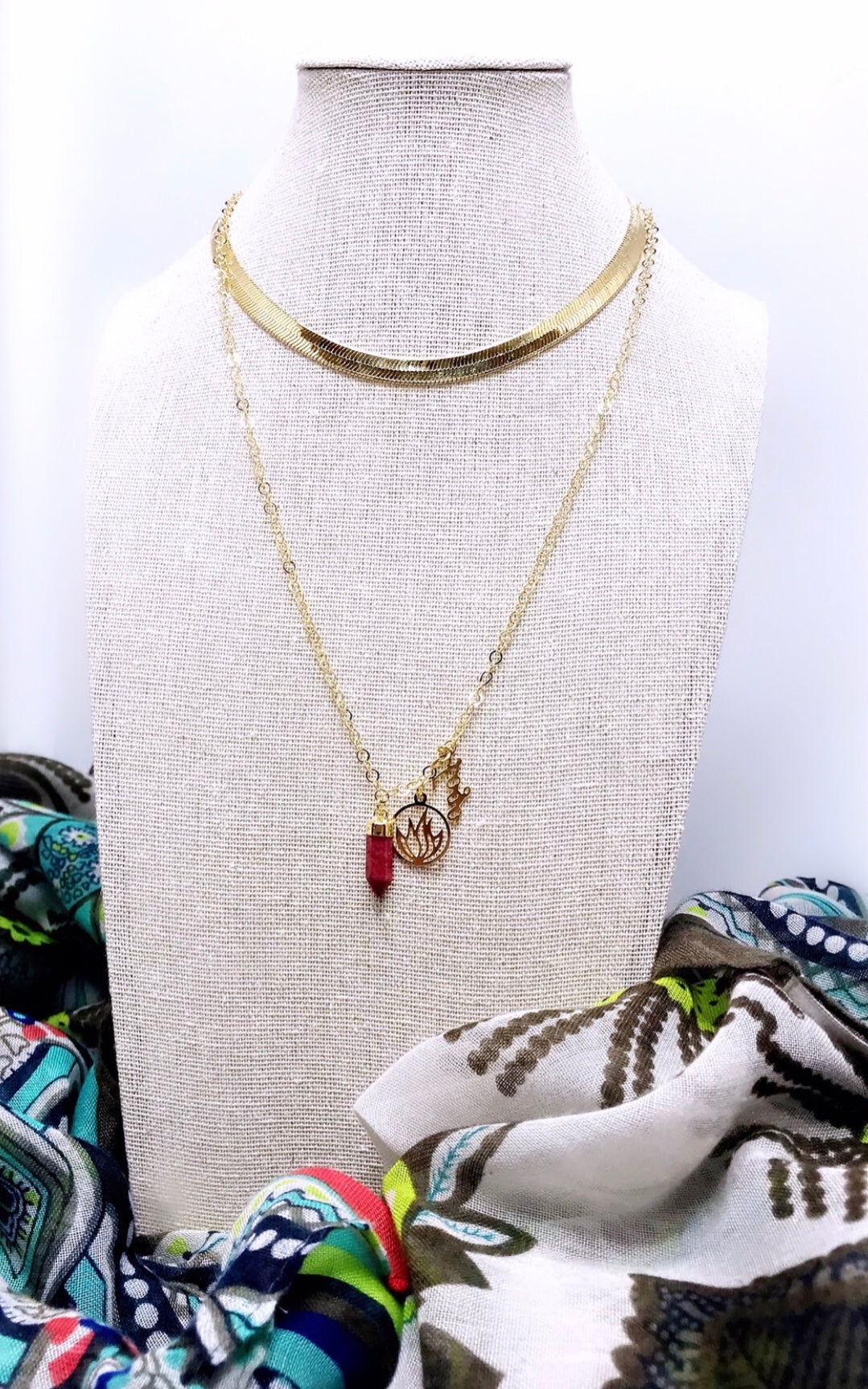 Zodiac Fire Element Necklace