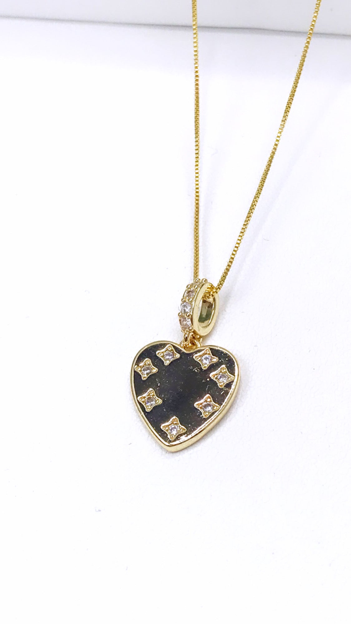 Delicat Sparkle Heart Necklace