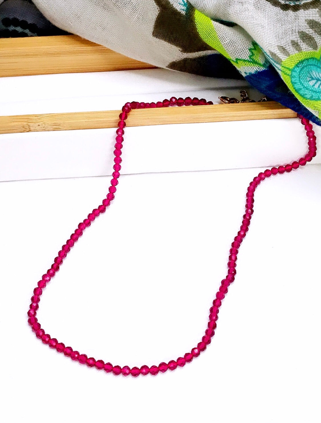Marsala Crystal Choker Necklace