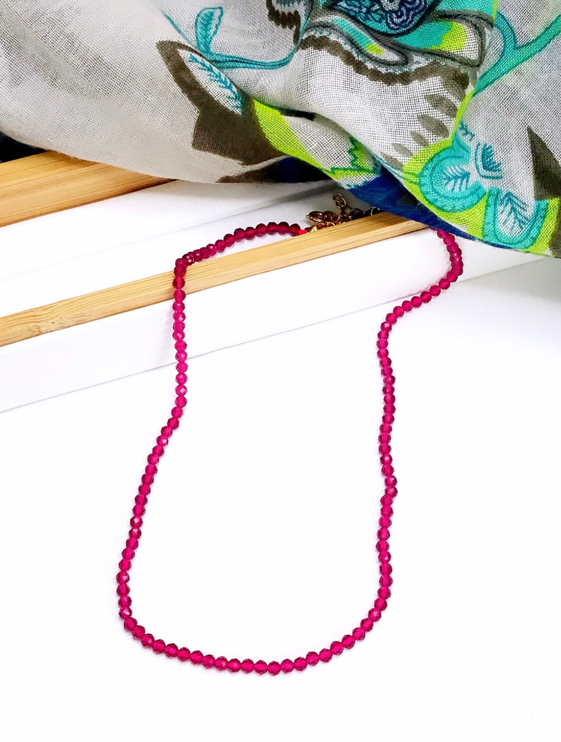 Marsala Crystal Choker Necklace