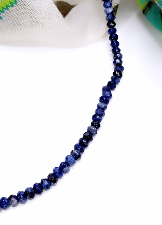 Sodalite Beads Choker Necklace