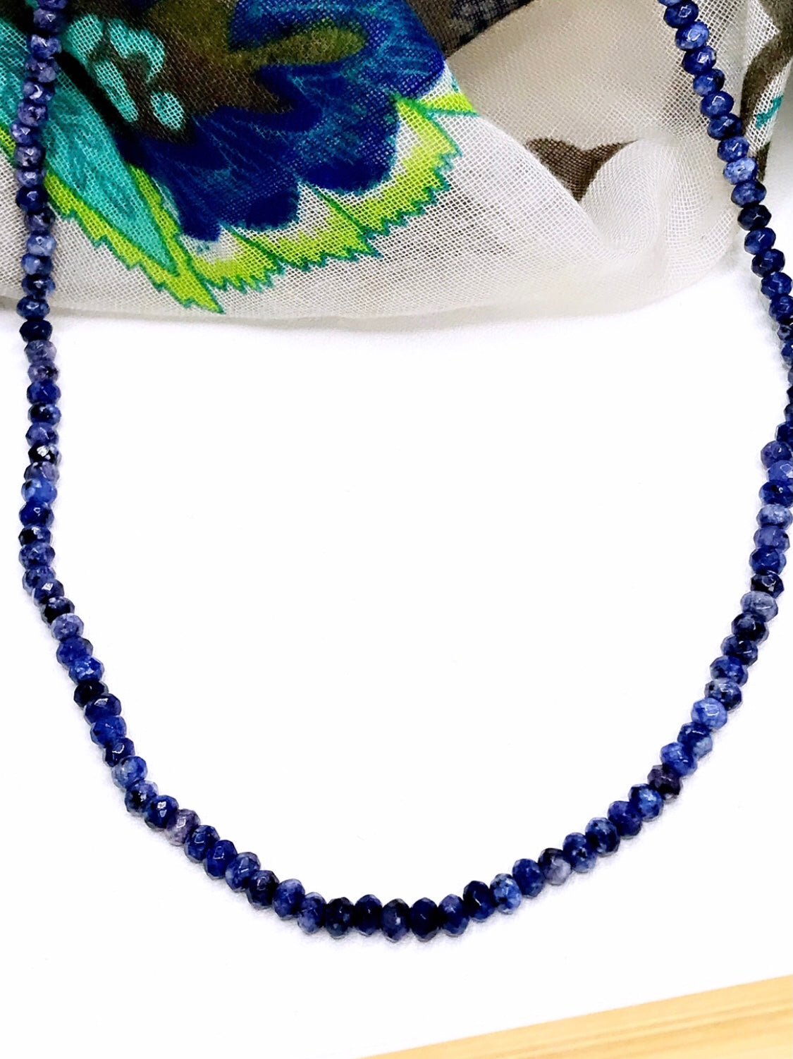 Sodalite Beads Choker Necklace