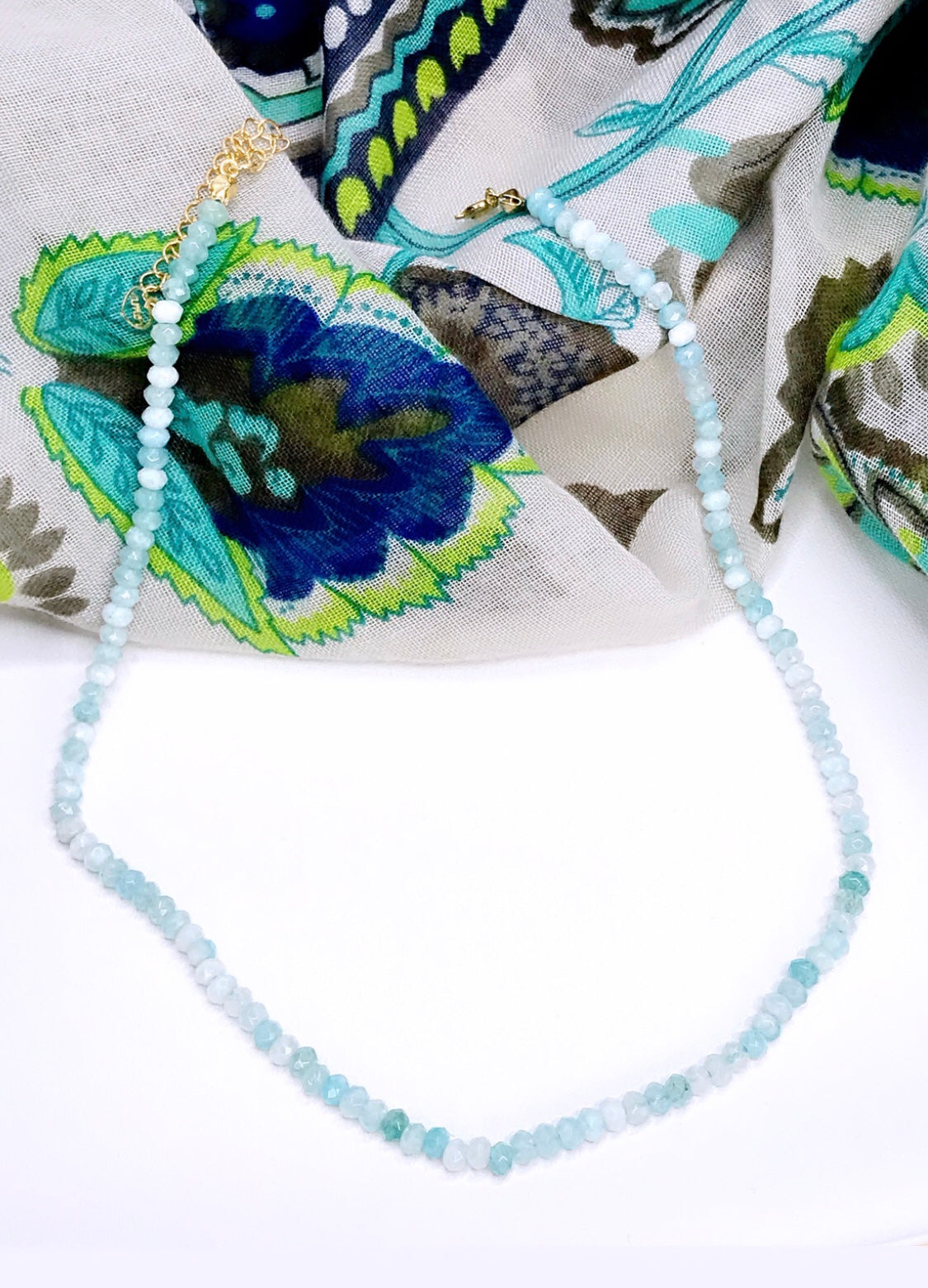 Amazonite Beads Choker Necklace
