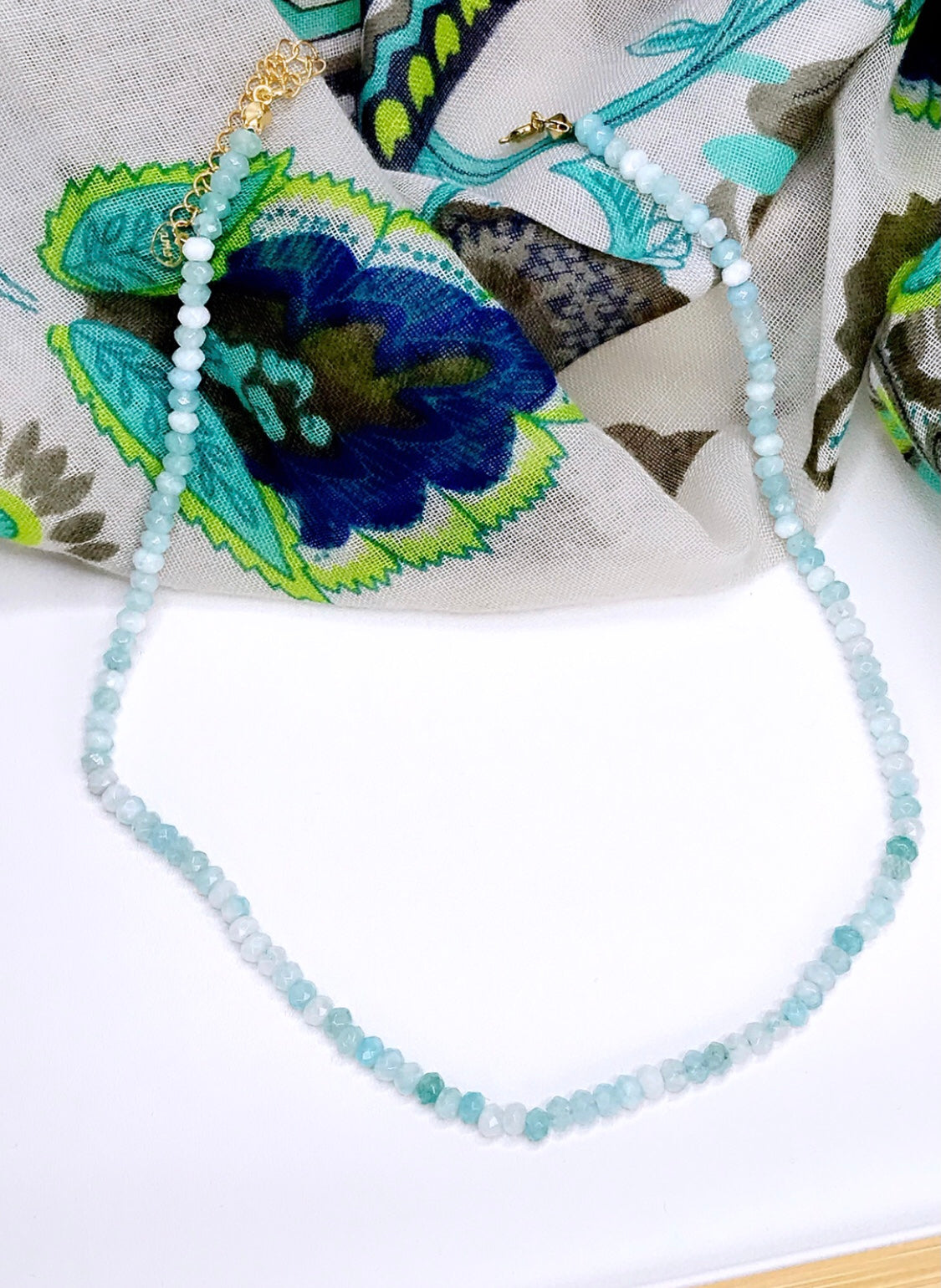 Amazonite Beads Choker Necklace