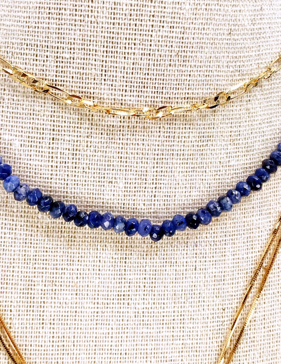 Sodalite Beads Choker Necklace
