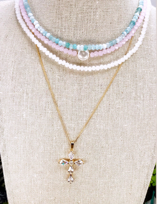 Amazonite Beads Choker Necklace