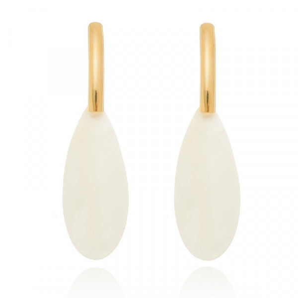 Mother Pearl Long Drop Earring
