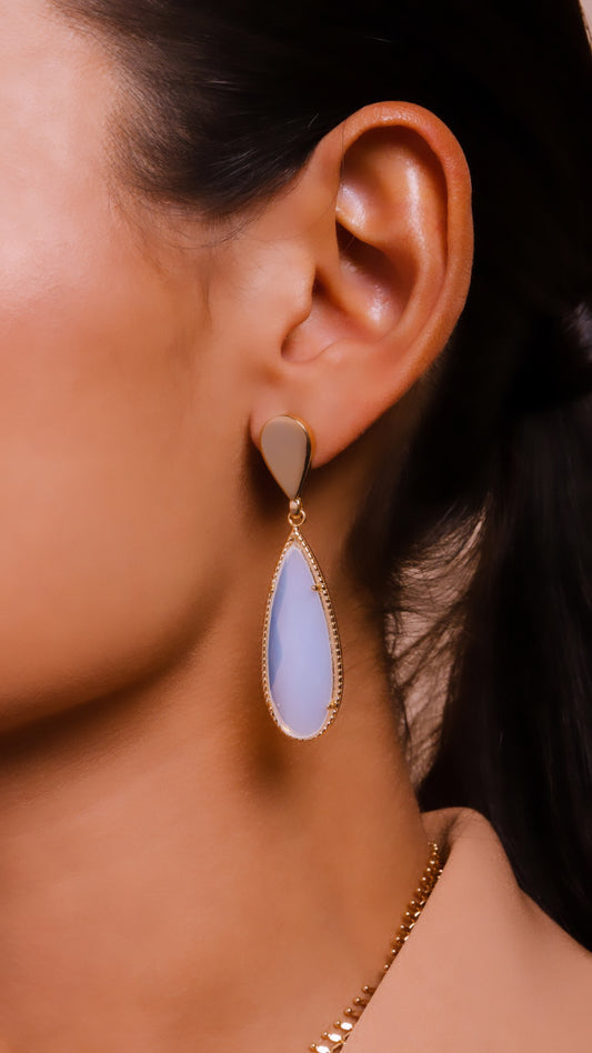 Opal Drop Earring