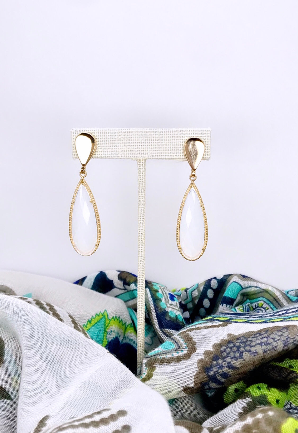 Opal Drop Earring