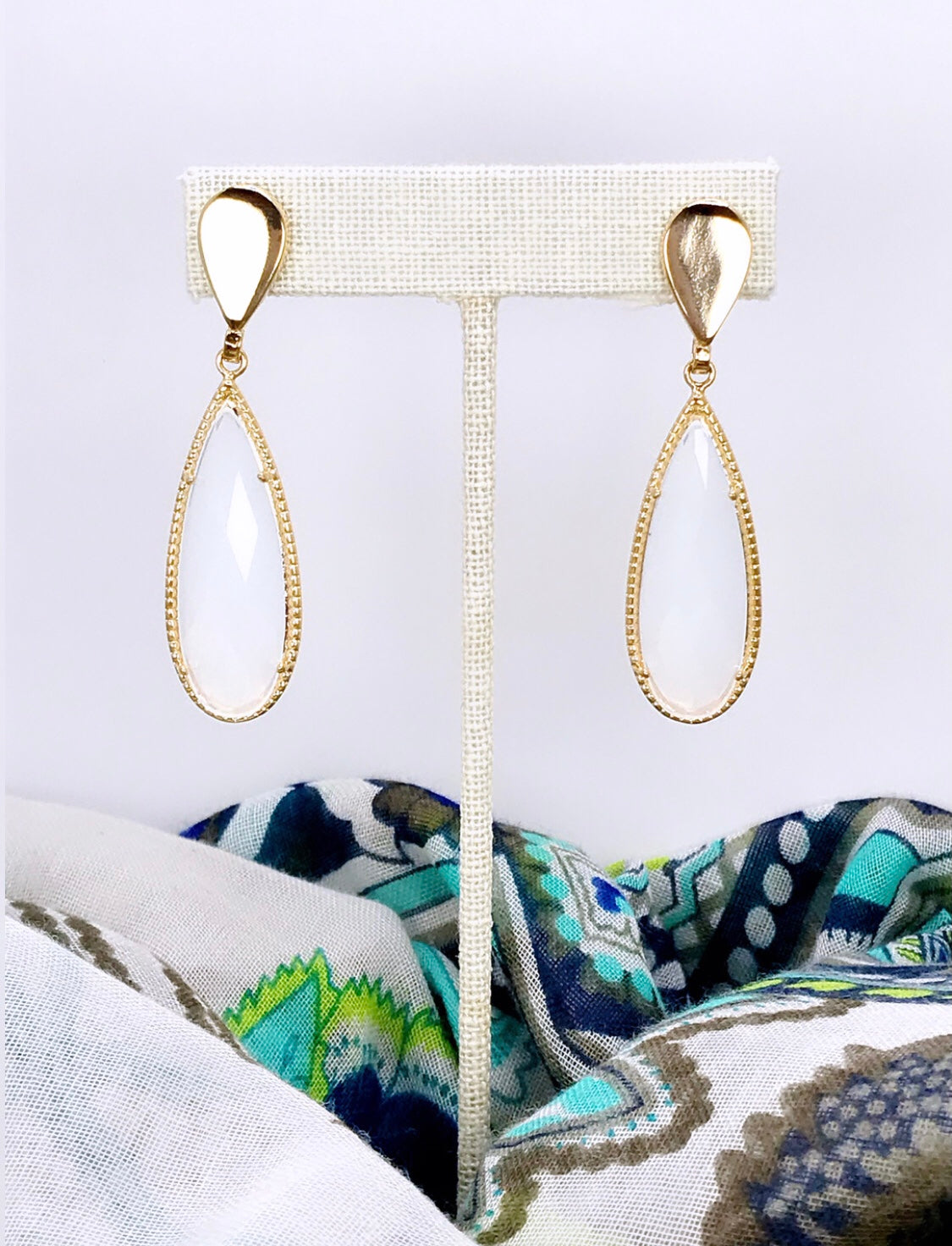 Opal Drop Earring