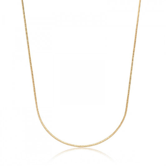 Thin Mouse Tail Diamond Long Necklace