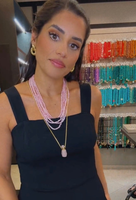 Gemstone Torsade Necklace