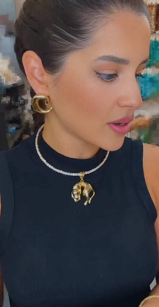 Swirl C Earring
