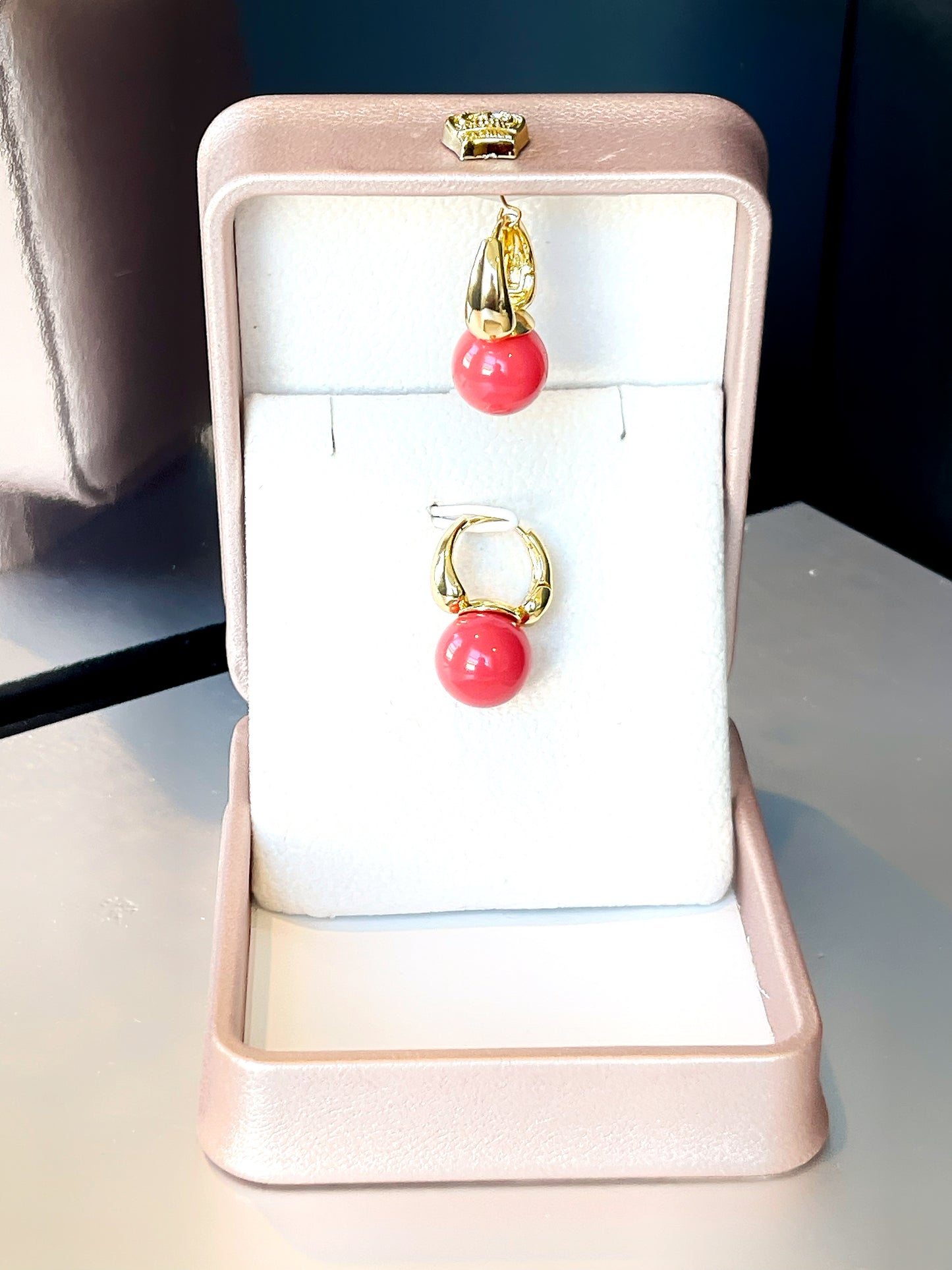 12MM Ball LabGem Earring Hoop
