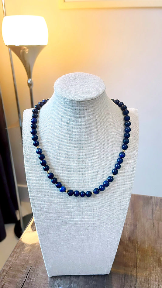 Blue Sodalite 8MM Necklace