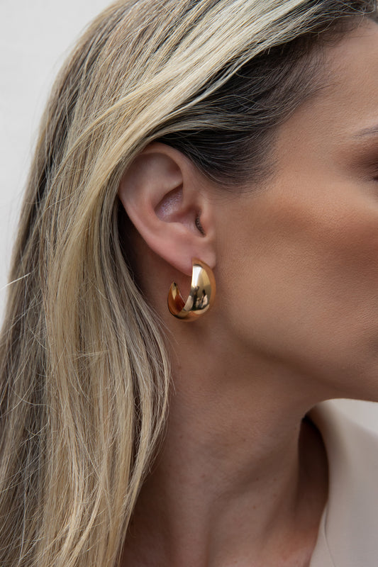 Glossy Wide Hoop