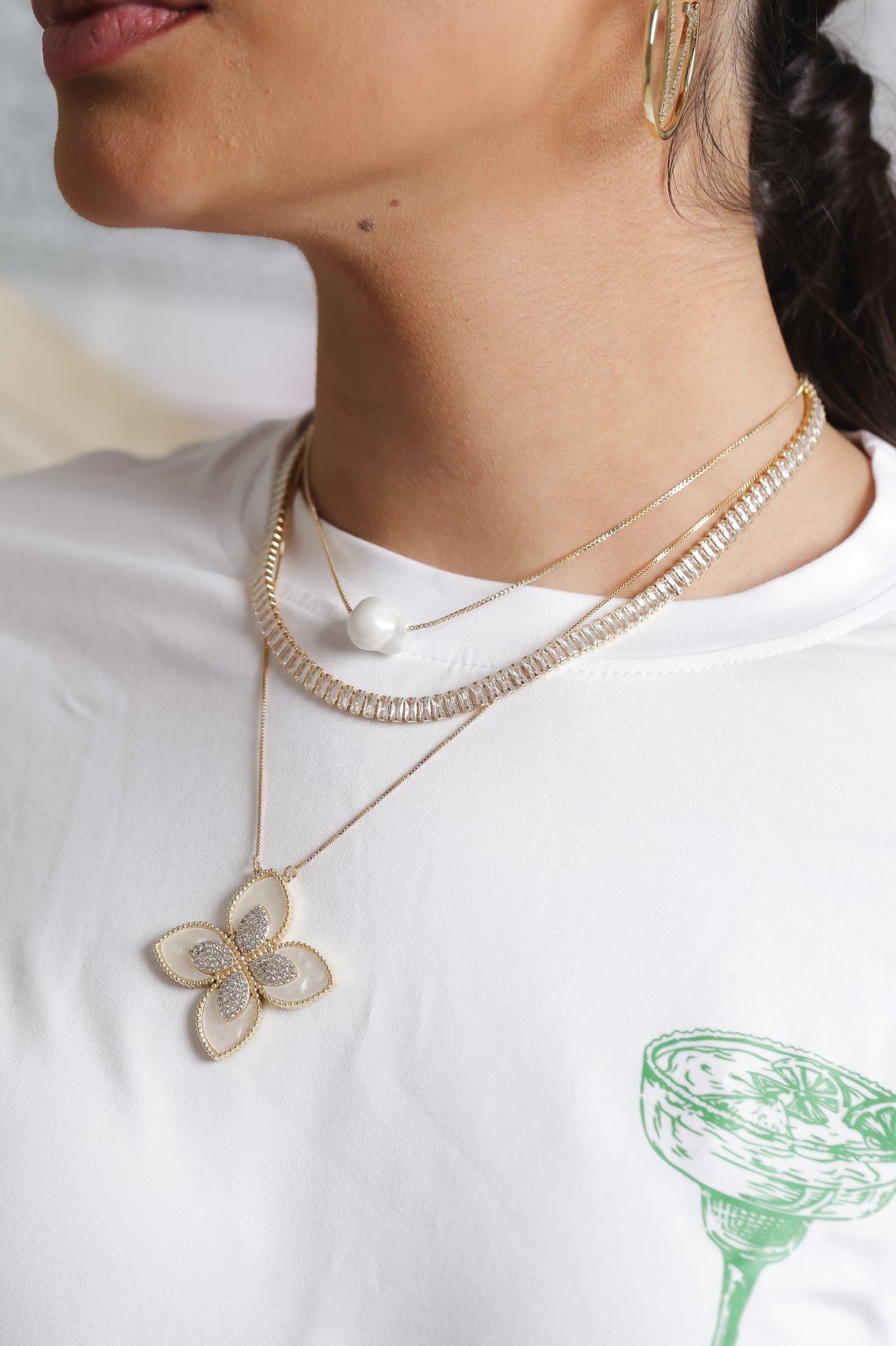Inspiration RC Maxi Venetian Flower Necklace