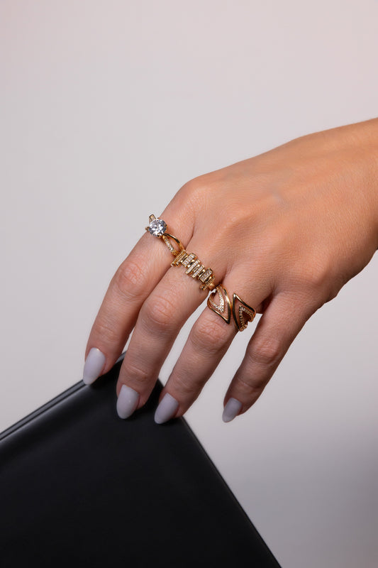 Leaf Open Ring