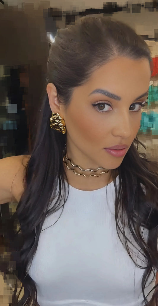 Maxi Croissant Earring
