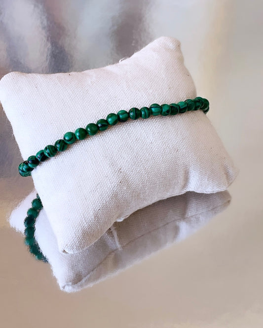 Malachite Beads Bracelet