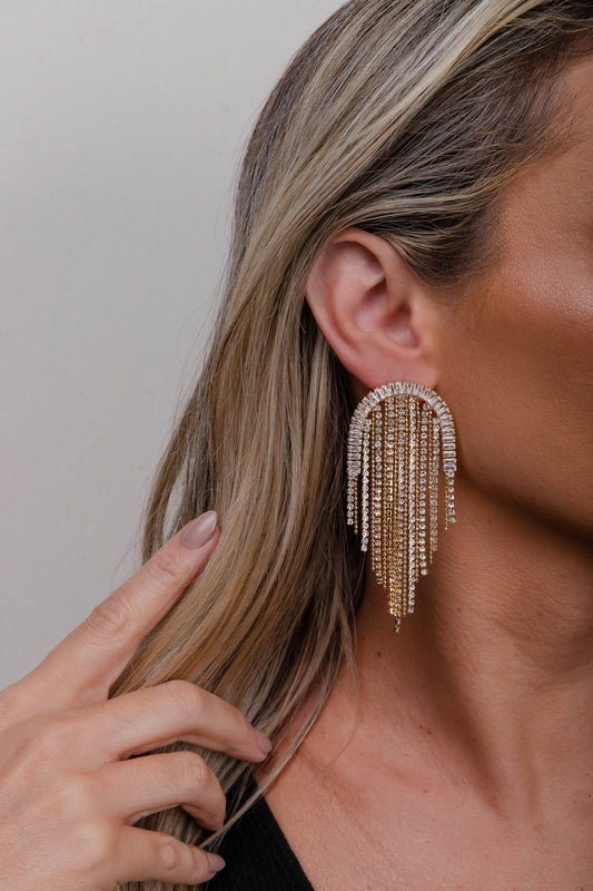 Zirconia Dassel Drop Earring