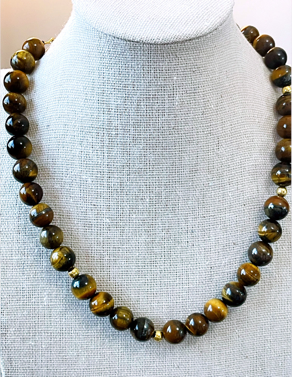 Tiger's Eye 10MM Necklace