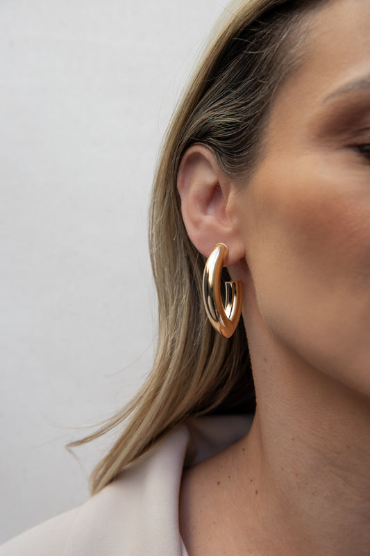 Glossy V Tube Hoop