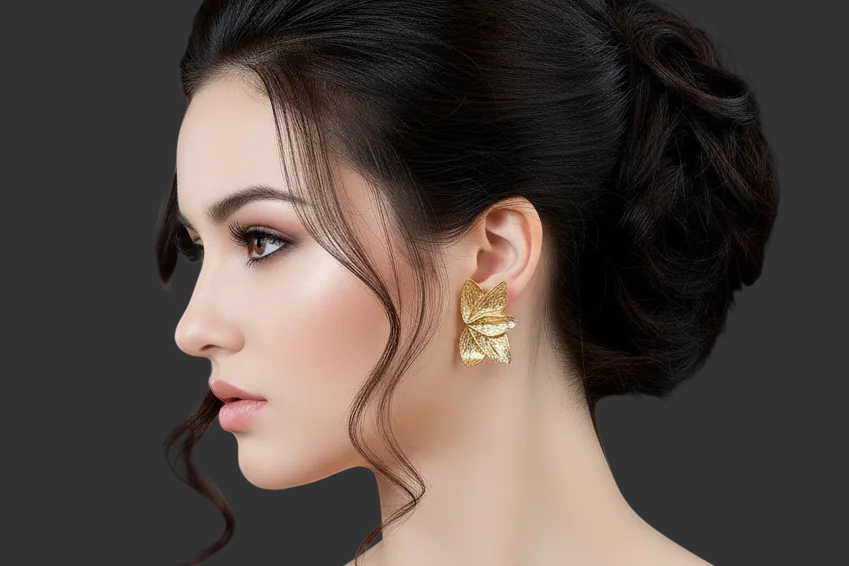 Lotus Flower Earring