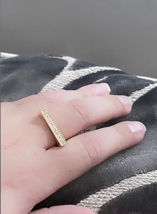Tall Pave Ring