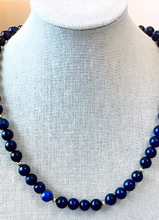 Blue Sodalite 8MM Necklace