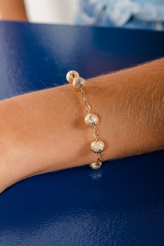 Texturized Balls Bracelet