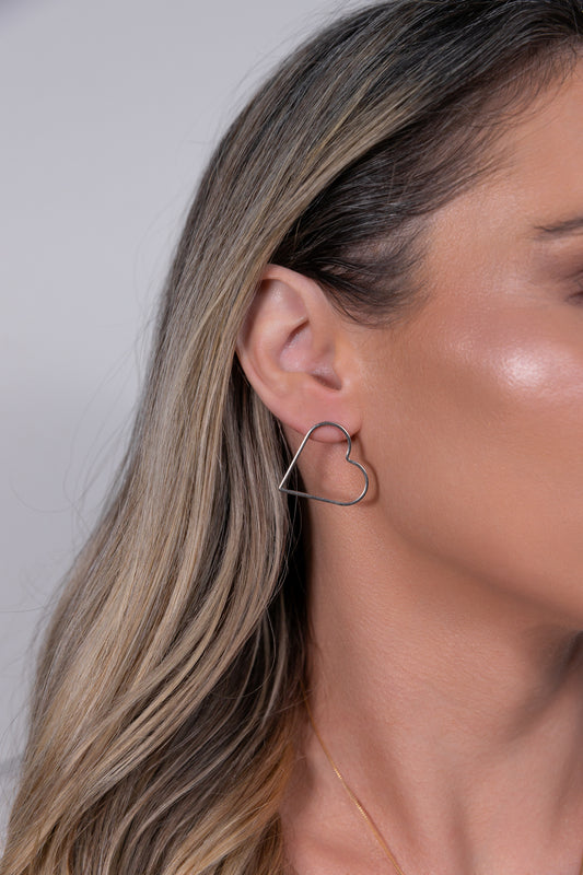 String Heart Earring