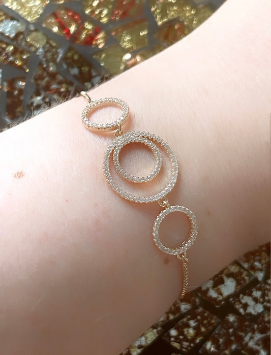 Pave Circle Bracelet