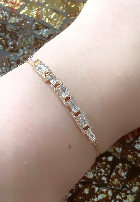 Pave Princess Zirconia Bracelet