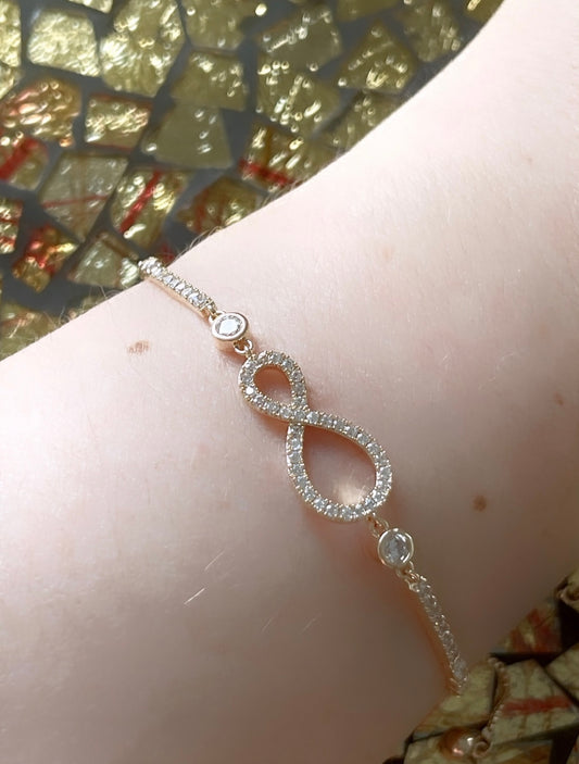 Pave Infinity Bracelet